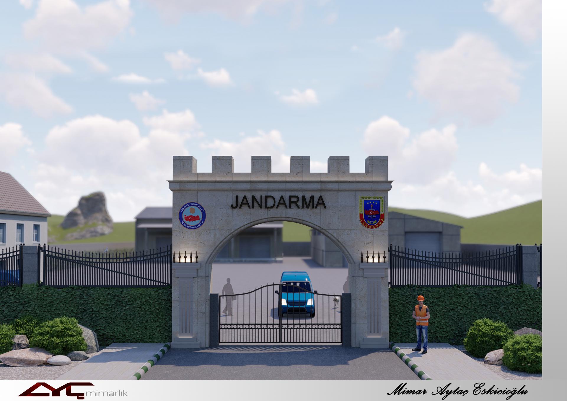 Jandarma Giriş Takı